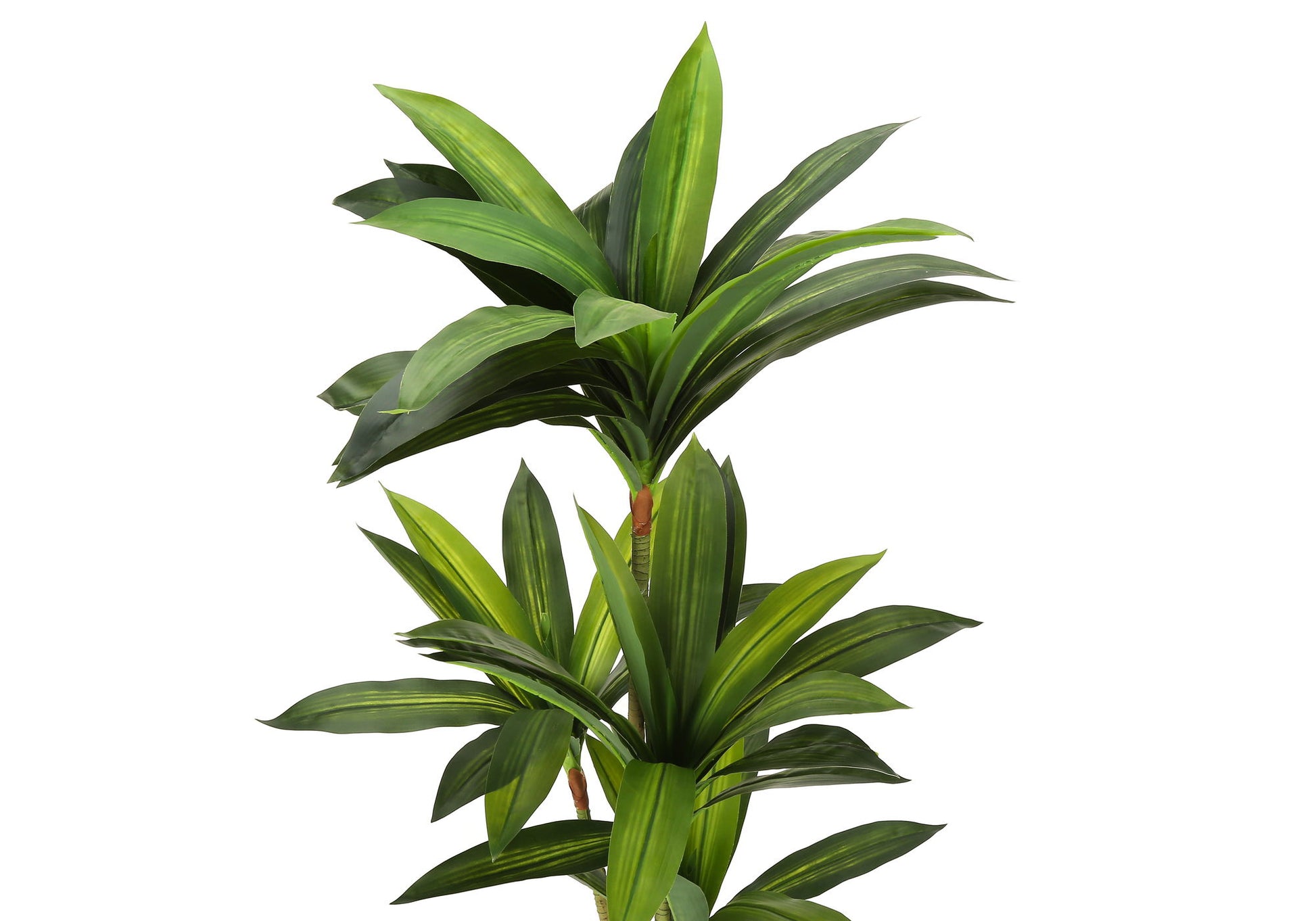 51" Tall, Artificial Plant, Dracaena Tree, Indoor, Faux, Fake, Floor, Greenery, Potted, Real Touch, Decorative - Green / Black - Best Buy Furniture
