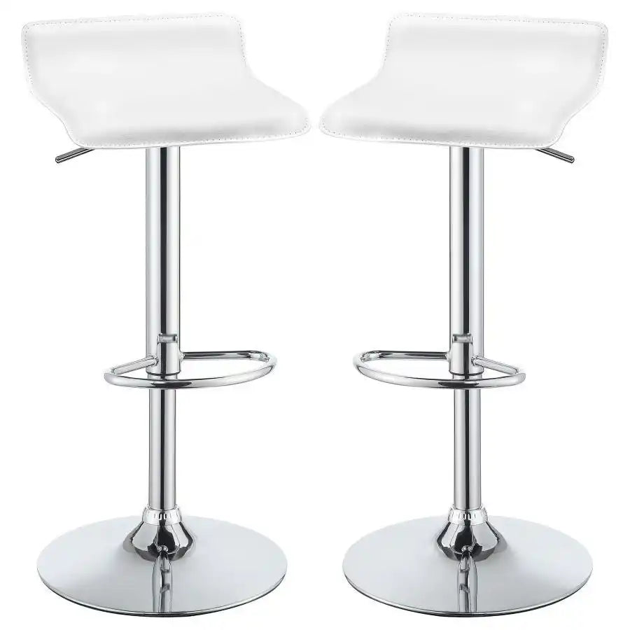 Bidwell - Upholstered Adjustable Bar Stool (Set of 2) - Best Buy Furniture