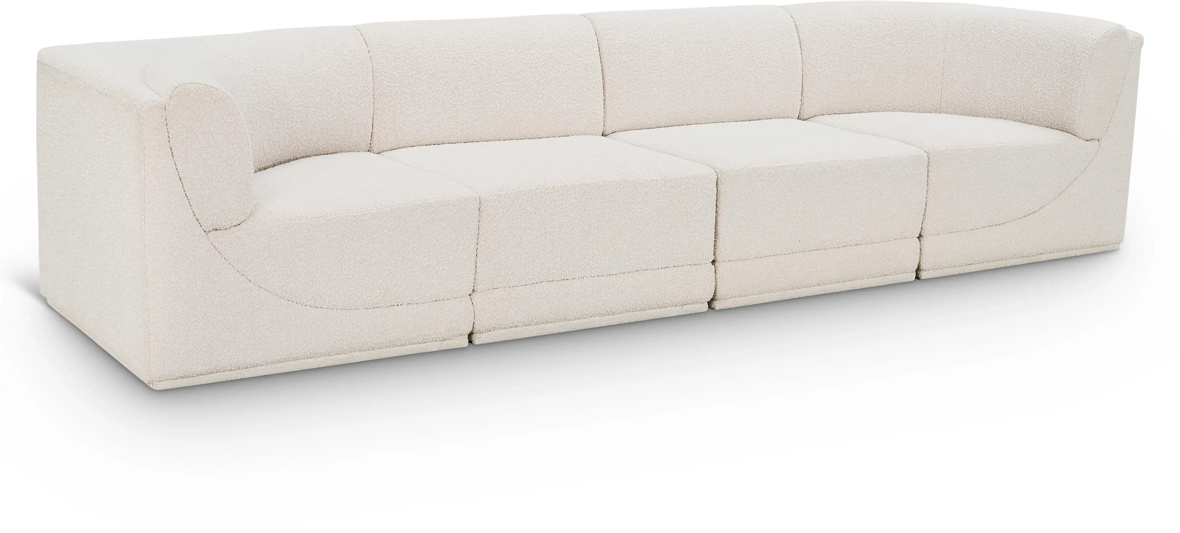 Ollie - 4 Seat Modular Sofa - Best Buy Furniture