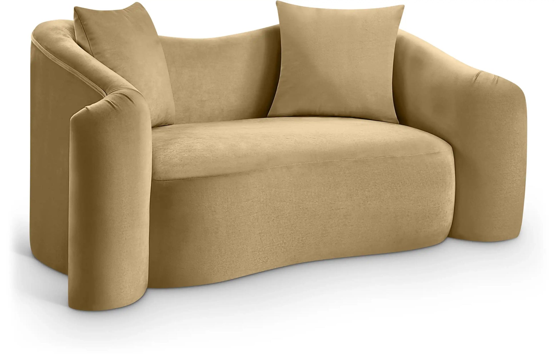 Destin - Velvet Loveseat - Best Buy Furniture