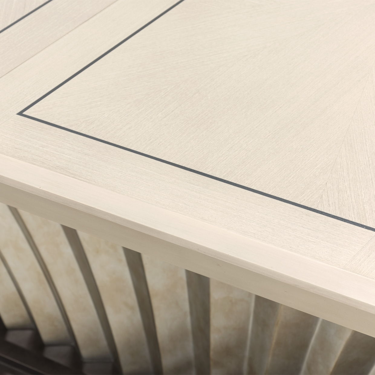 Fantosini - Pedestal Dining Table - Silver Mist - Best Buy Furniture