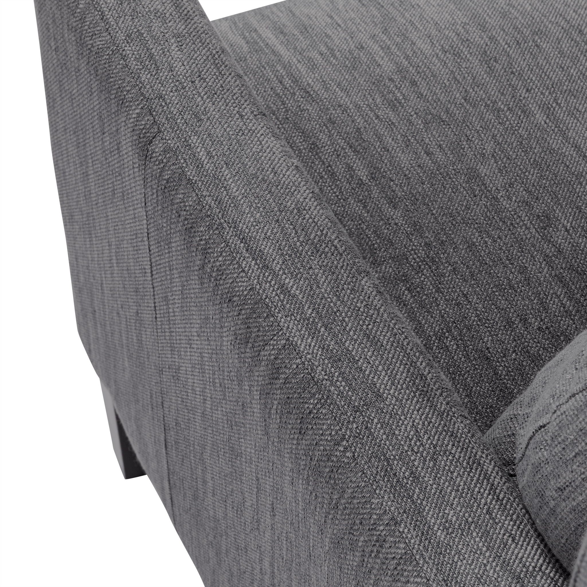 Contemporary Club Chair With Upholstered Fabric And Rubberwood Legs - Best Buy Furniture