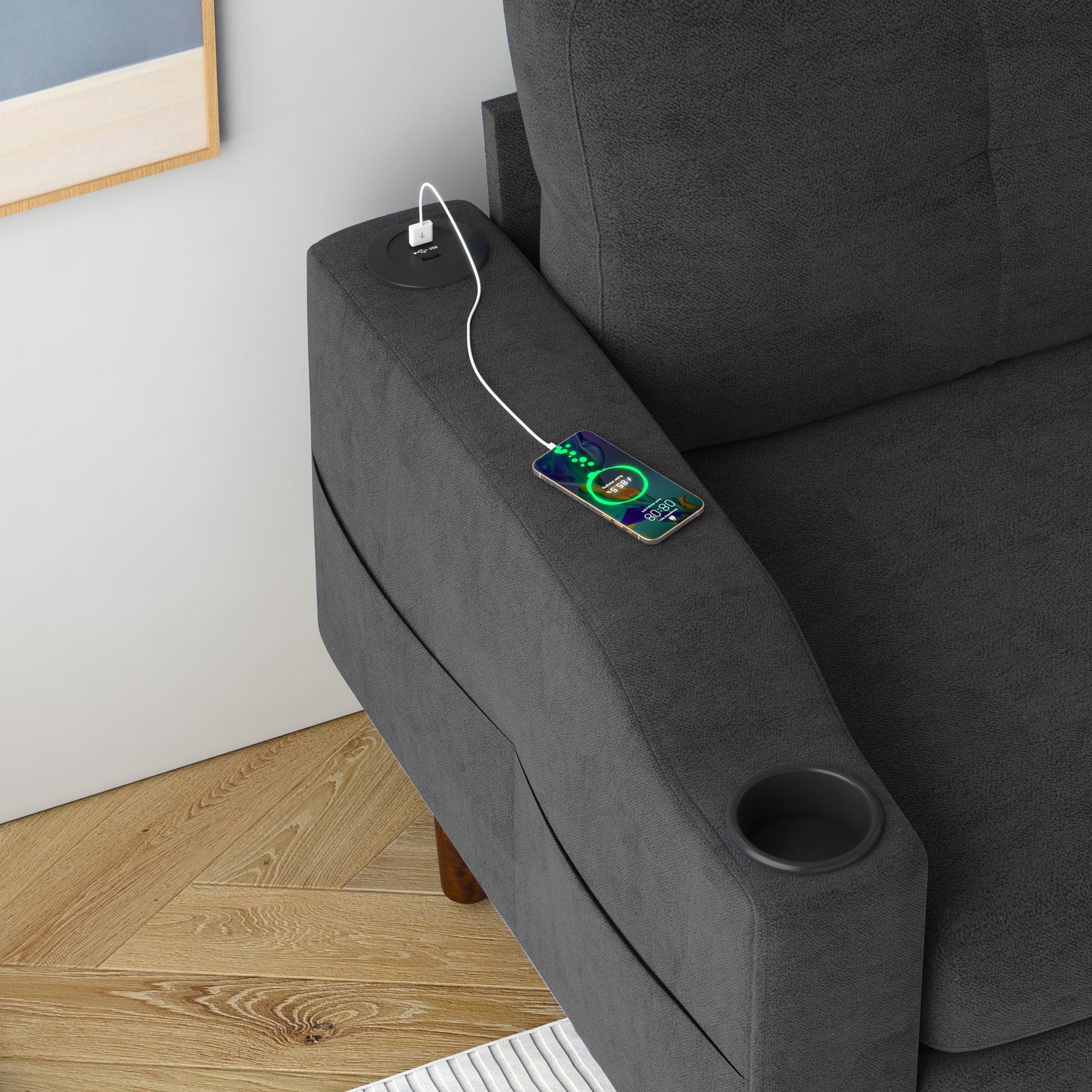 3 Seater Convertible Combination L Shaped Sofa With Footstools With Storage - Best Buy Furniture