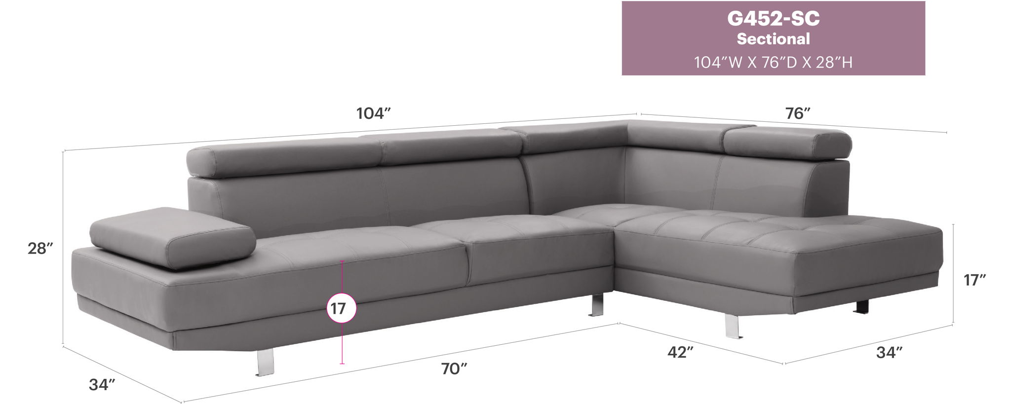 Riveredge - Comfort Sectional - Best Buy Furniture