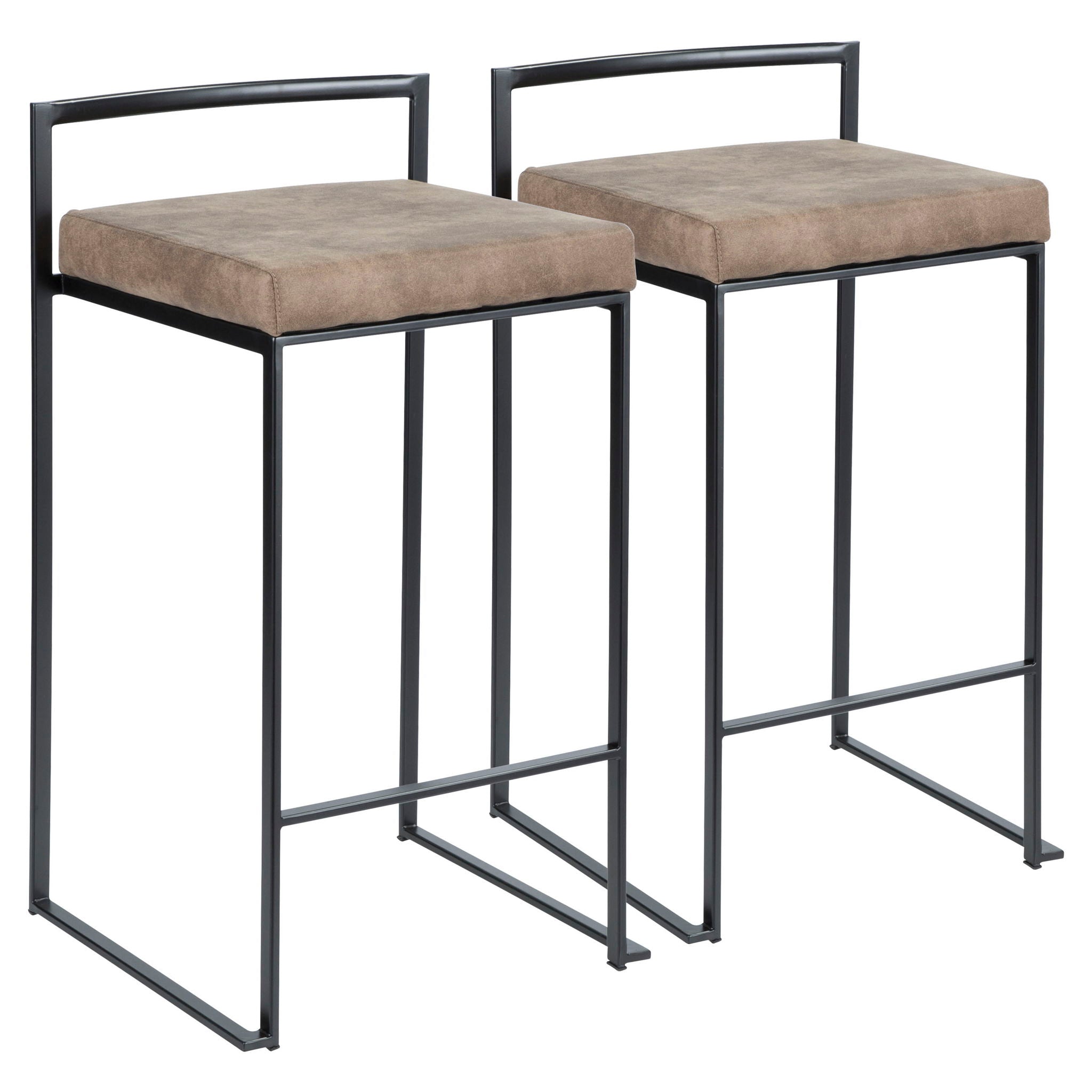 Fuji - Contemporary Style Stackable Counter Stool - Best Buy Furniture