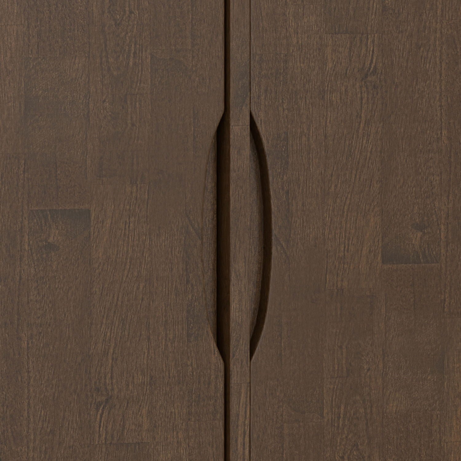 Harper - 3 Door Sideboard Buffet / Storage Cabinet - Walnut Brown - Best Buy Furniture