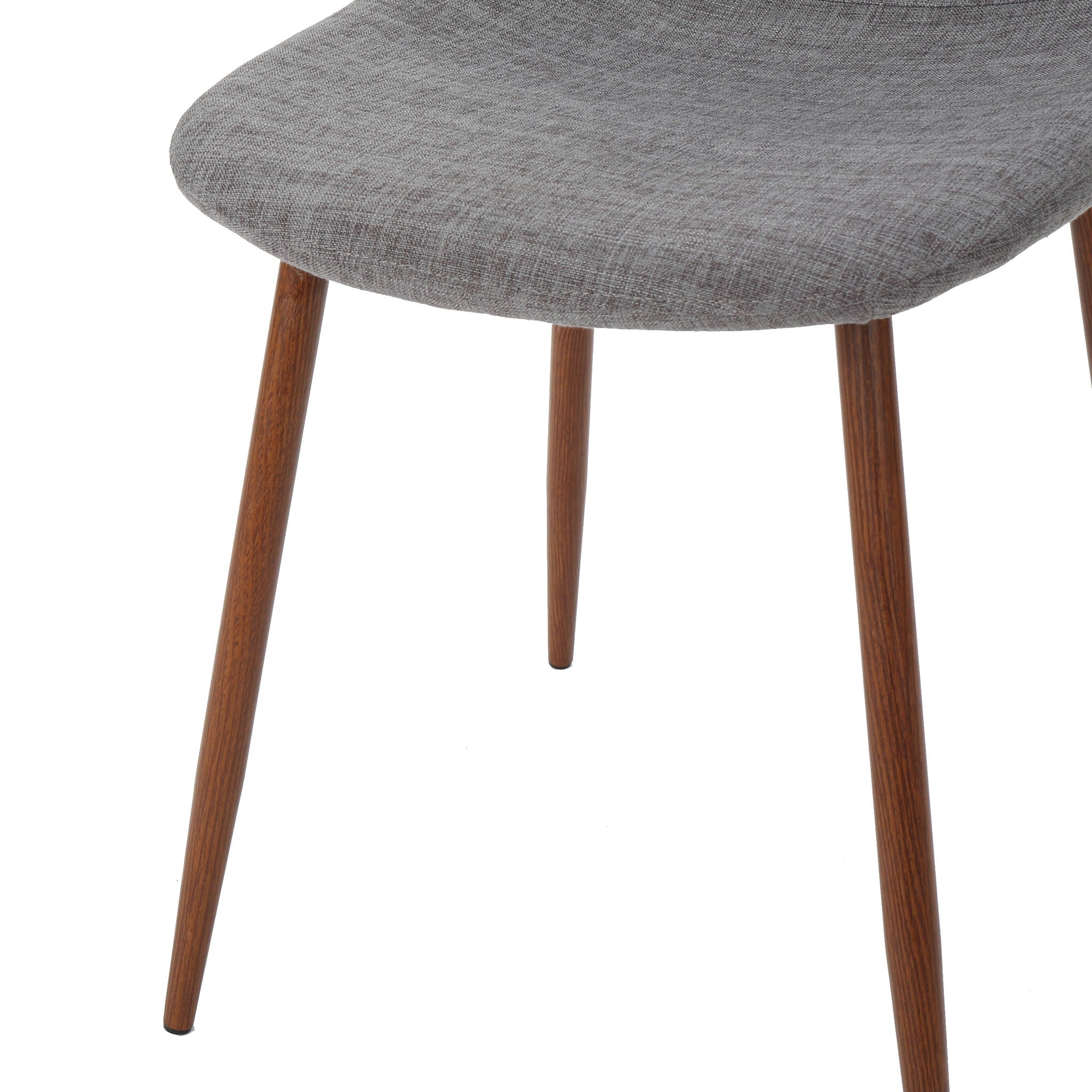Modern Minimalist Fabric Dining Chair With Iron Legs - Best Buy Furniture