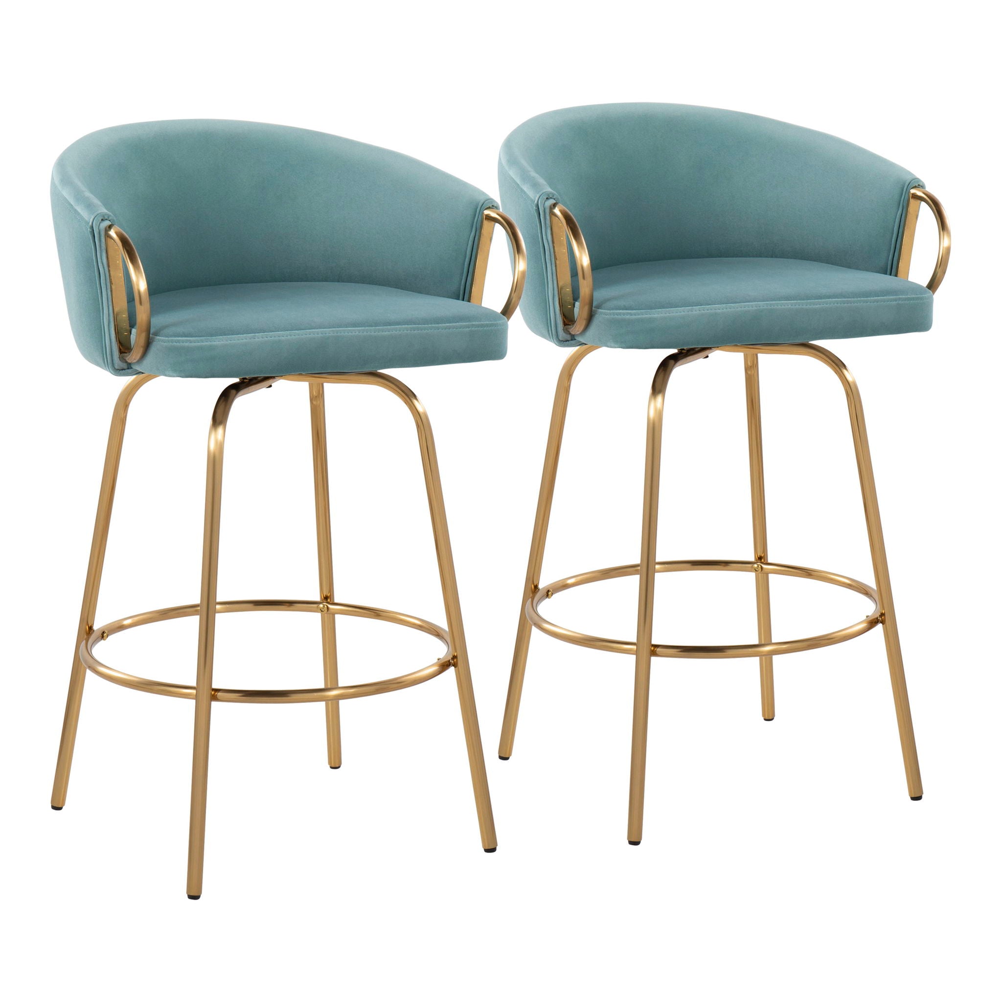 Claire - Contemporary & Glam Counter Stool (Set of 2) - Best Buy Furniture