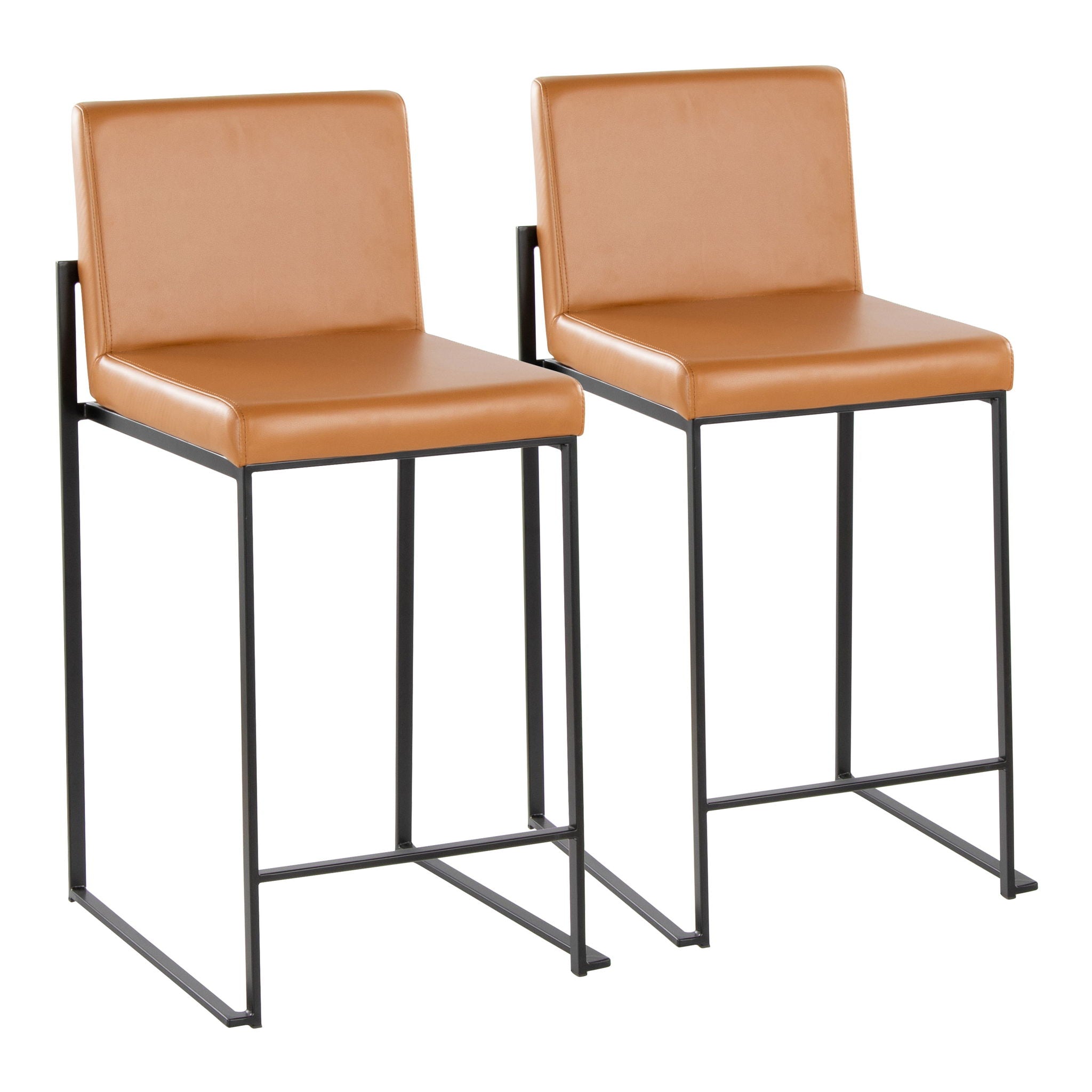 Fuji - Contemporary High Back Barstool Elegant Design - Best Buy Furniture