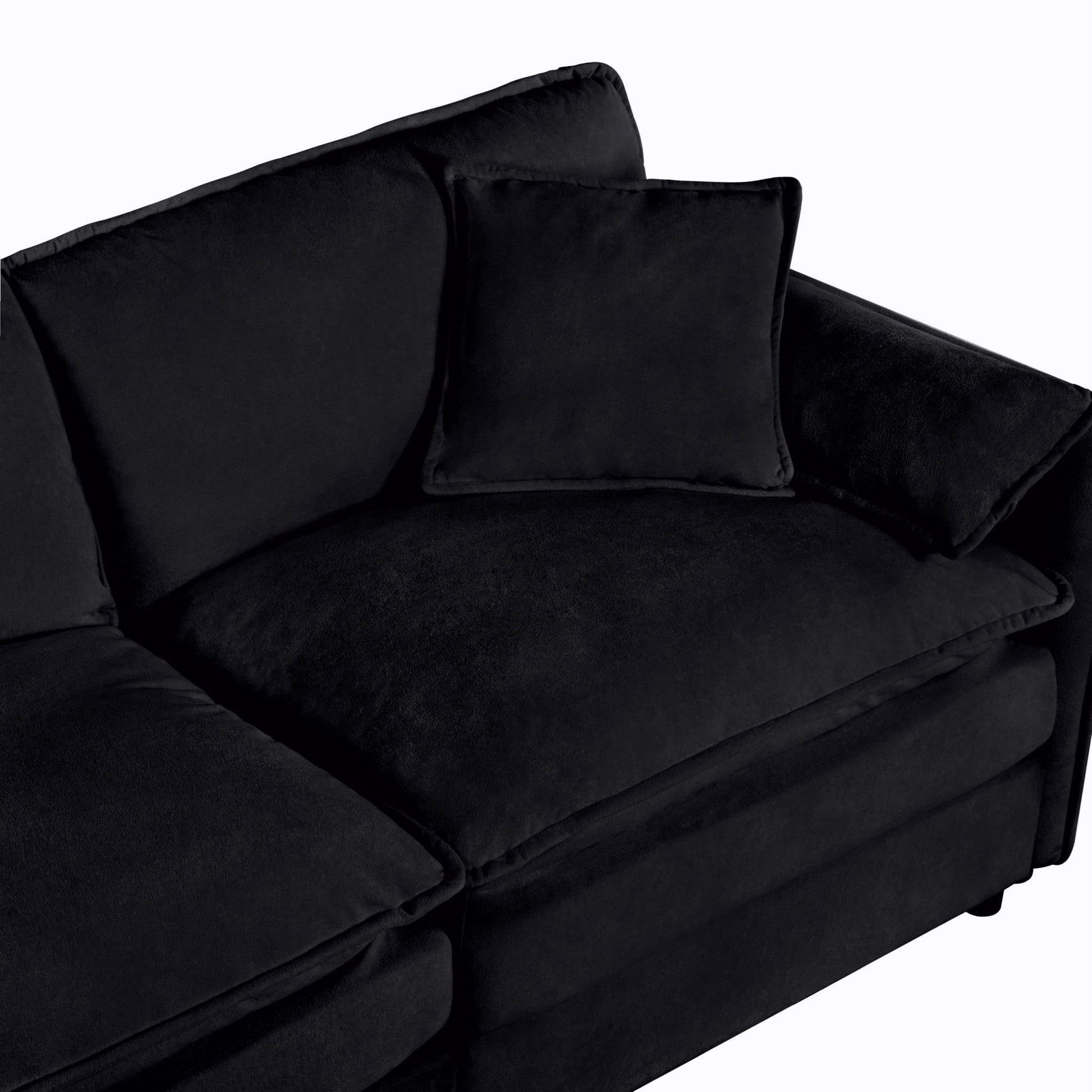 Modern Upholstered Chenille Loveseat And Armchair Set With Pillows - Best Buy Furniture