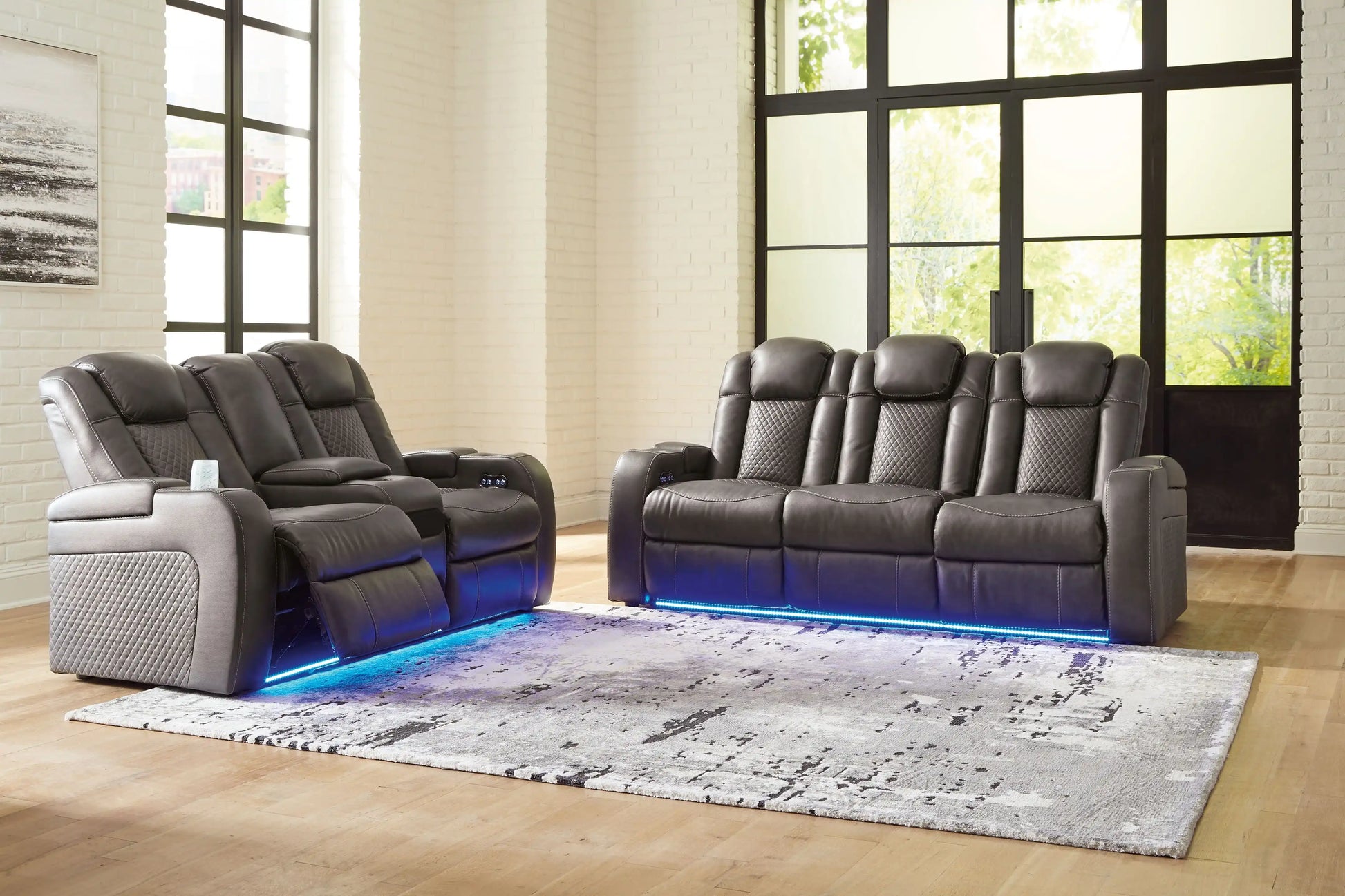Fyne-dyme - Reclining Living Room Set - Best Buy Furniture