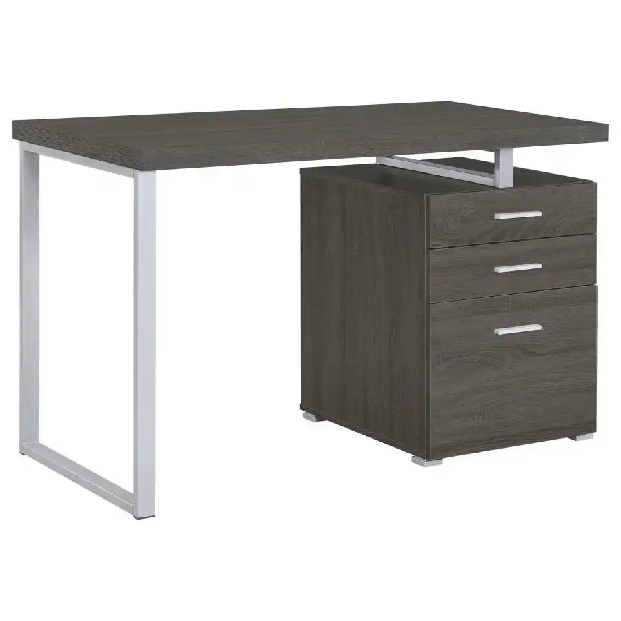 Brennan - 3-Drawer Office Computer Desk - Best Buy Furniture