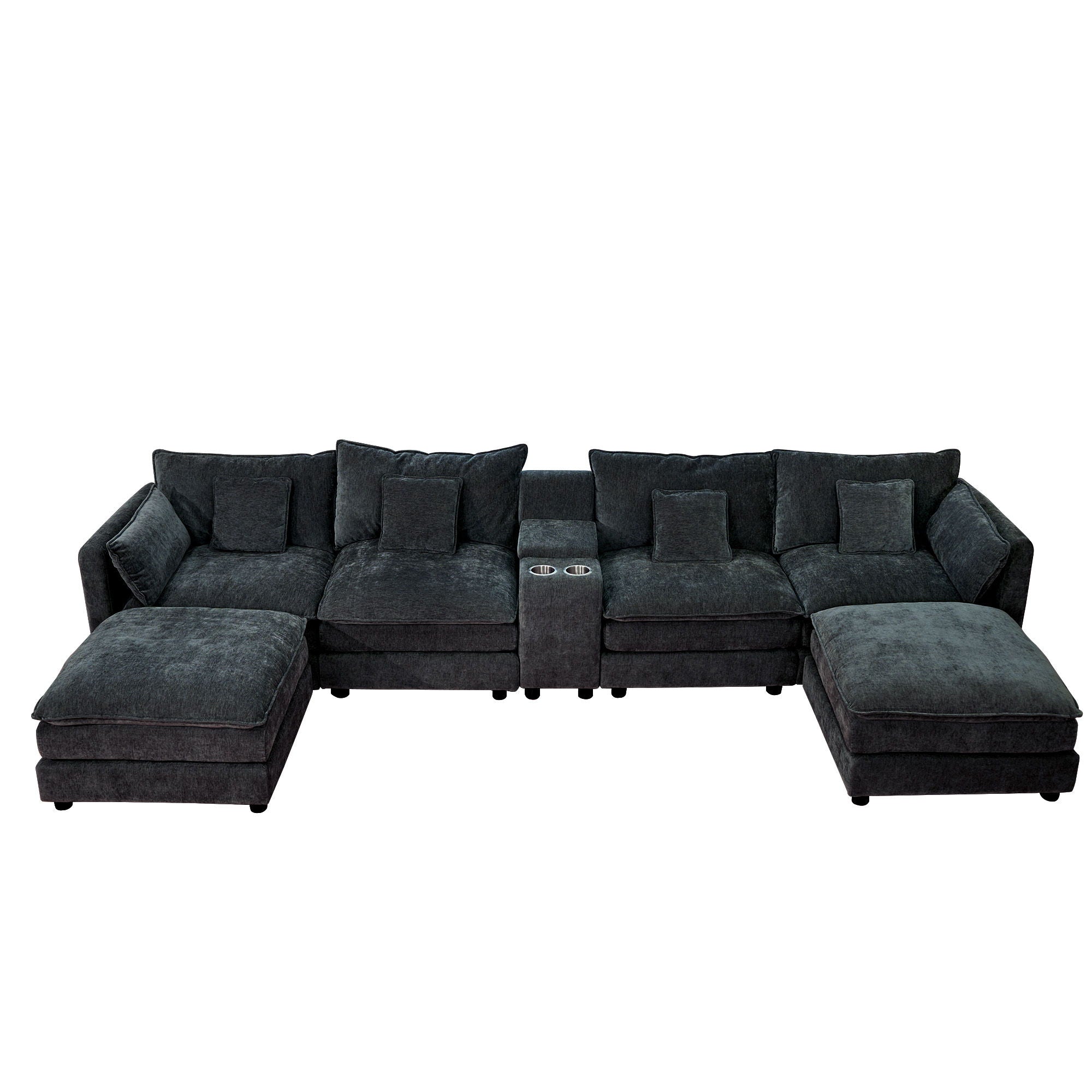 U Shaped Sectional Cloud Couch For Living Room - Best Buy Furniture