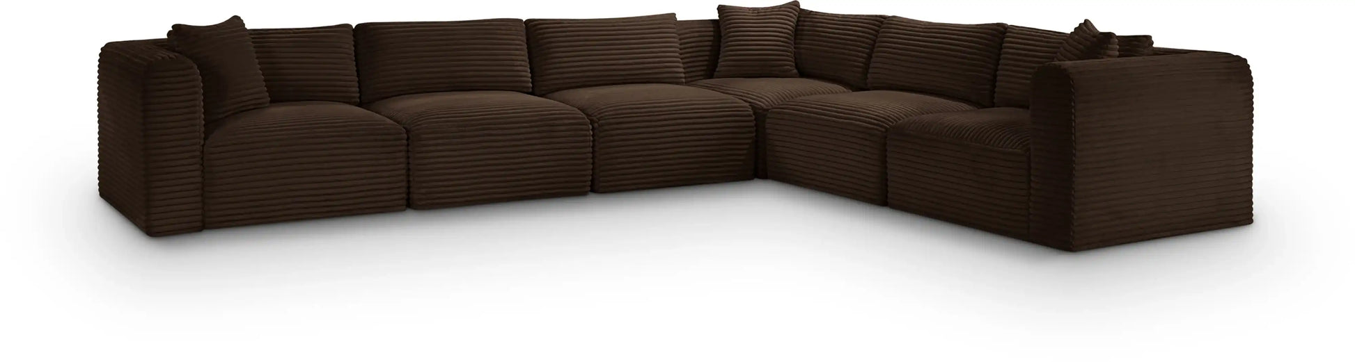 Shaggy - 6 Piece Modular Corner Sectional - Best Buy Furniture