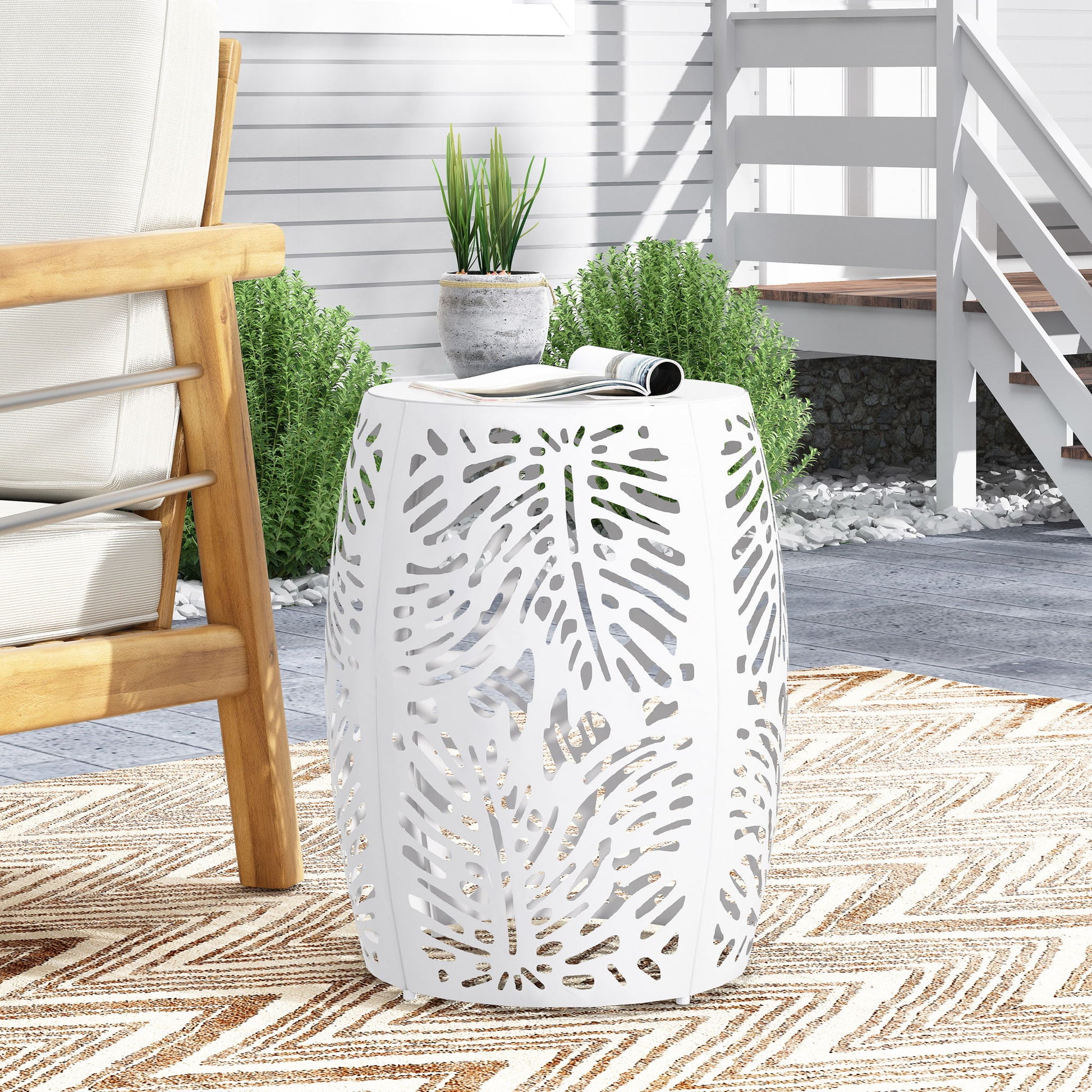 Modern Design Metal End Table, Large - Best Buy Furniture
