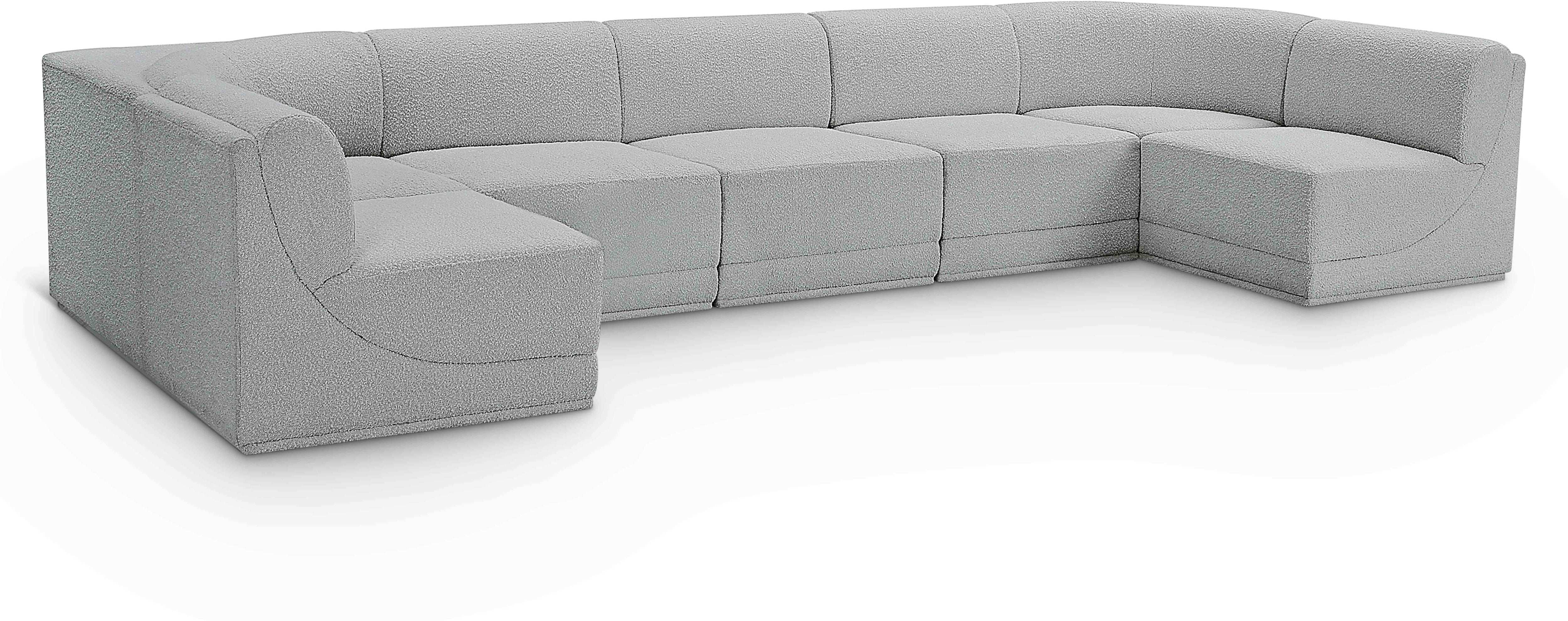Ollie - 7 Piece Modular Sectional - Best Buy Furniture
