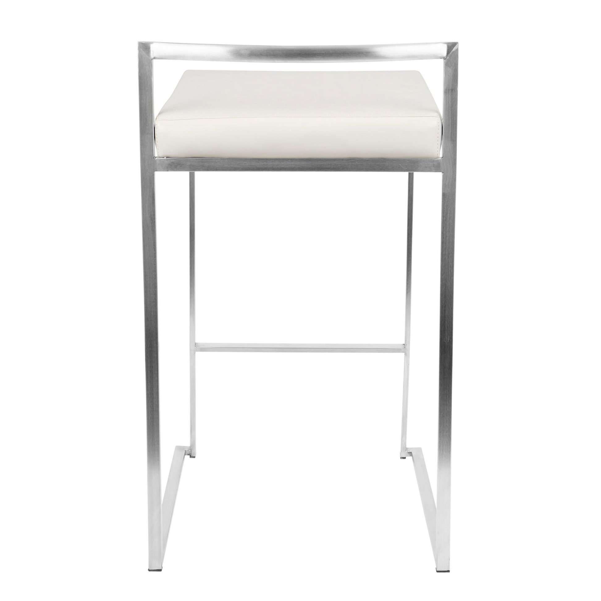 Fuji - Contemporary, Stackable Elegant Counter Stool (Set of 2) - Best Buy Furniture