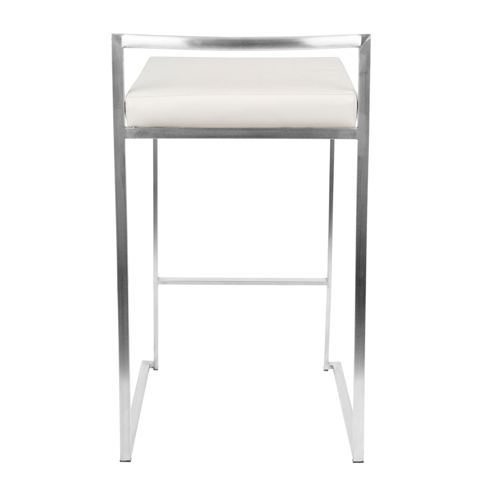 Fuji - Contemporary, Stackable Elegant Counter Stool (Set of 2) - Best Buy Furniture