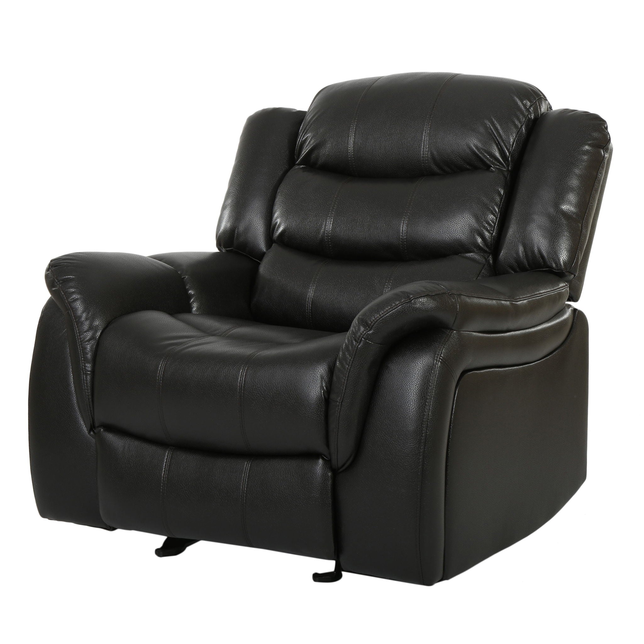 Classic Design Recliner, Upholstery Recliner, Glider Recliner - Black Berry - Best Buy Furniture
