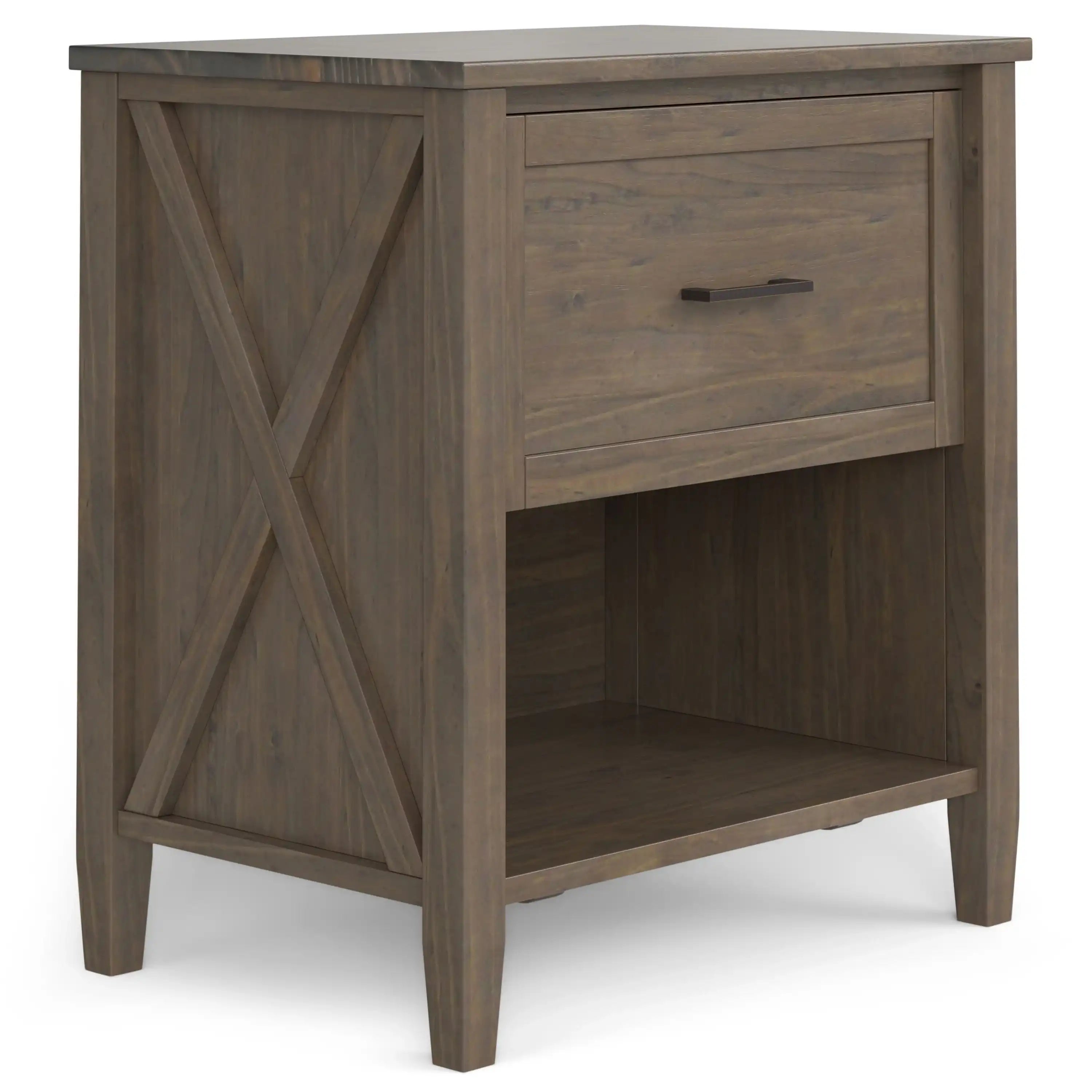 Ela - Bedside Table - Smoky Brown - Best Buy Furniture