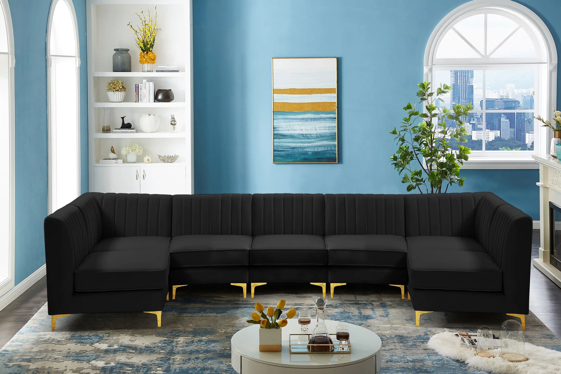 Alina - 7 Piece Modular Sectional - Best Buy Furniture