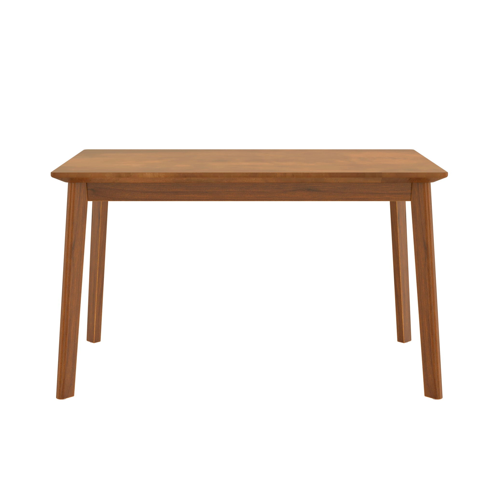 5 Pieces Rectangle Wooden Dining Table Set, Mid Century Modern Kitchen Table And 4 Upholstered Chairs For Home, Saving Space - Brown / Gray - Best Buy Furniture