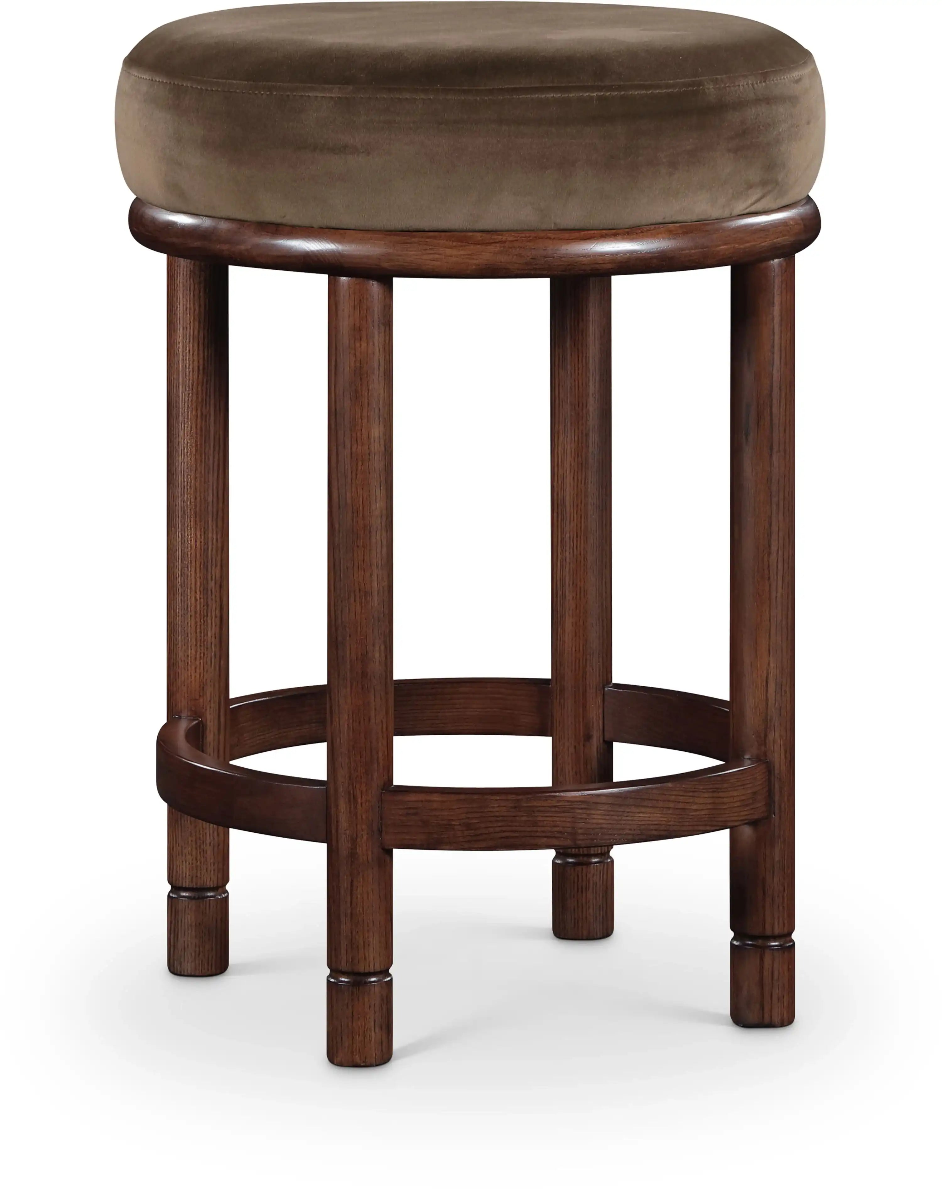 Monette - Counter Stool With Brown Base - Best Buy Furniture
