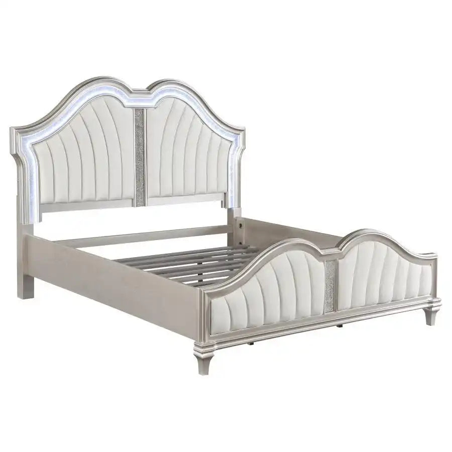 Evangeline - Wood LED Panel Bed - Best Buy Furniture