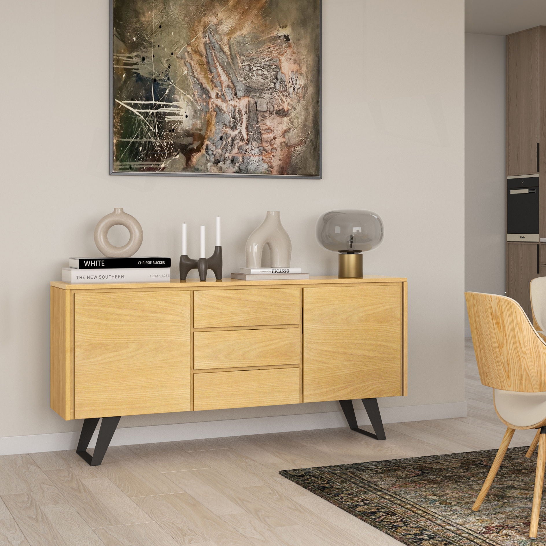 Lowry - Handcrafted Sideboard Buffet - Best Buy Furniture