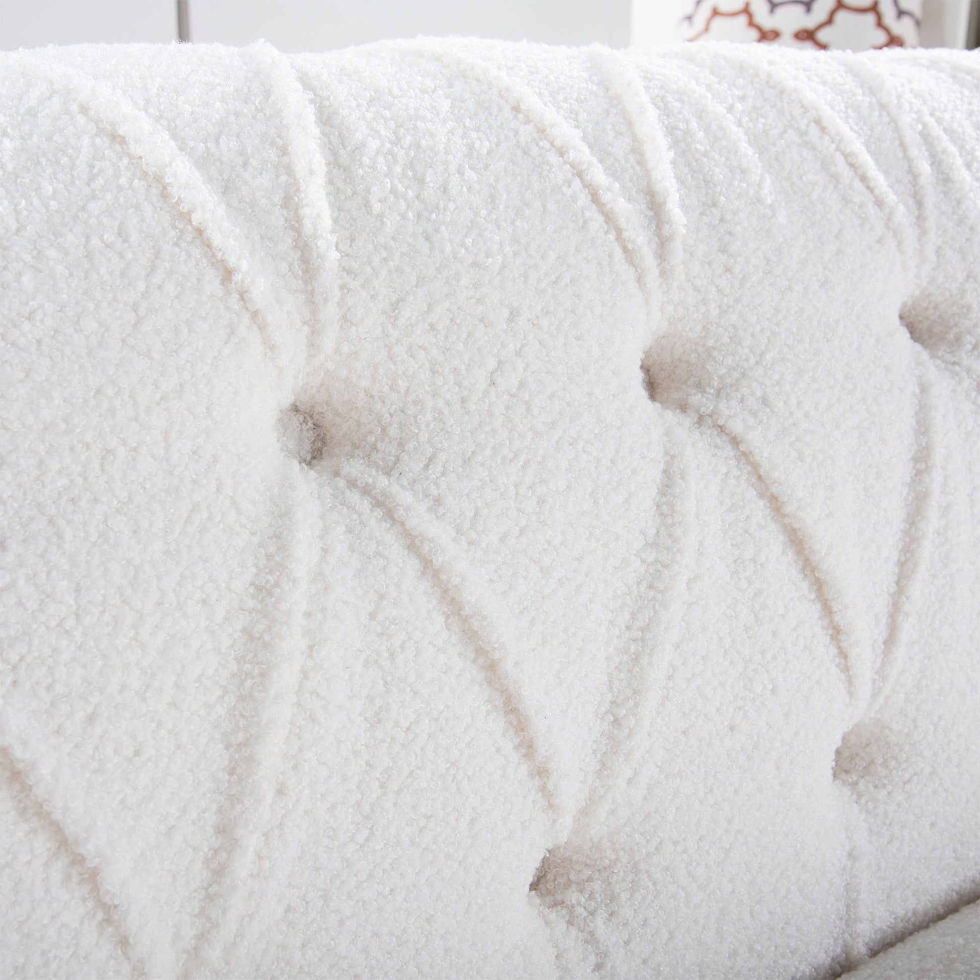 Rolled Arm Chesterfield 3 Seater Sofa - Best Buy Furniture