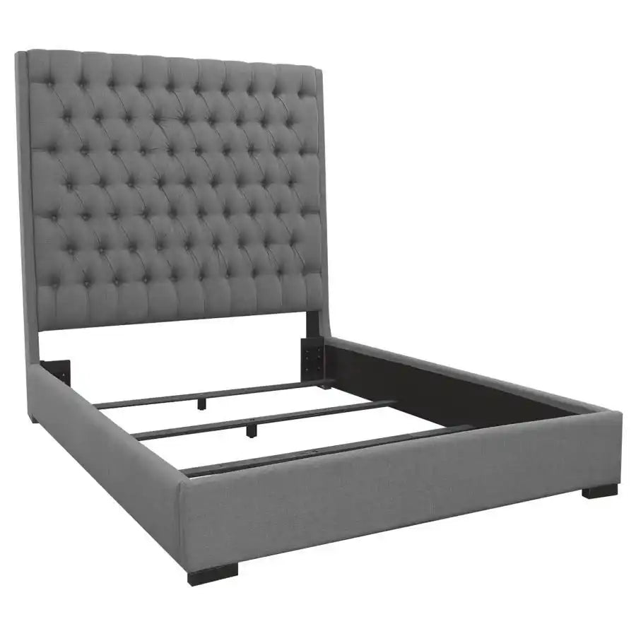 Camille - Upholstered Panel Bed - Best Buy Furniture