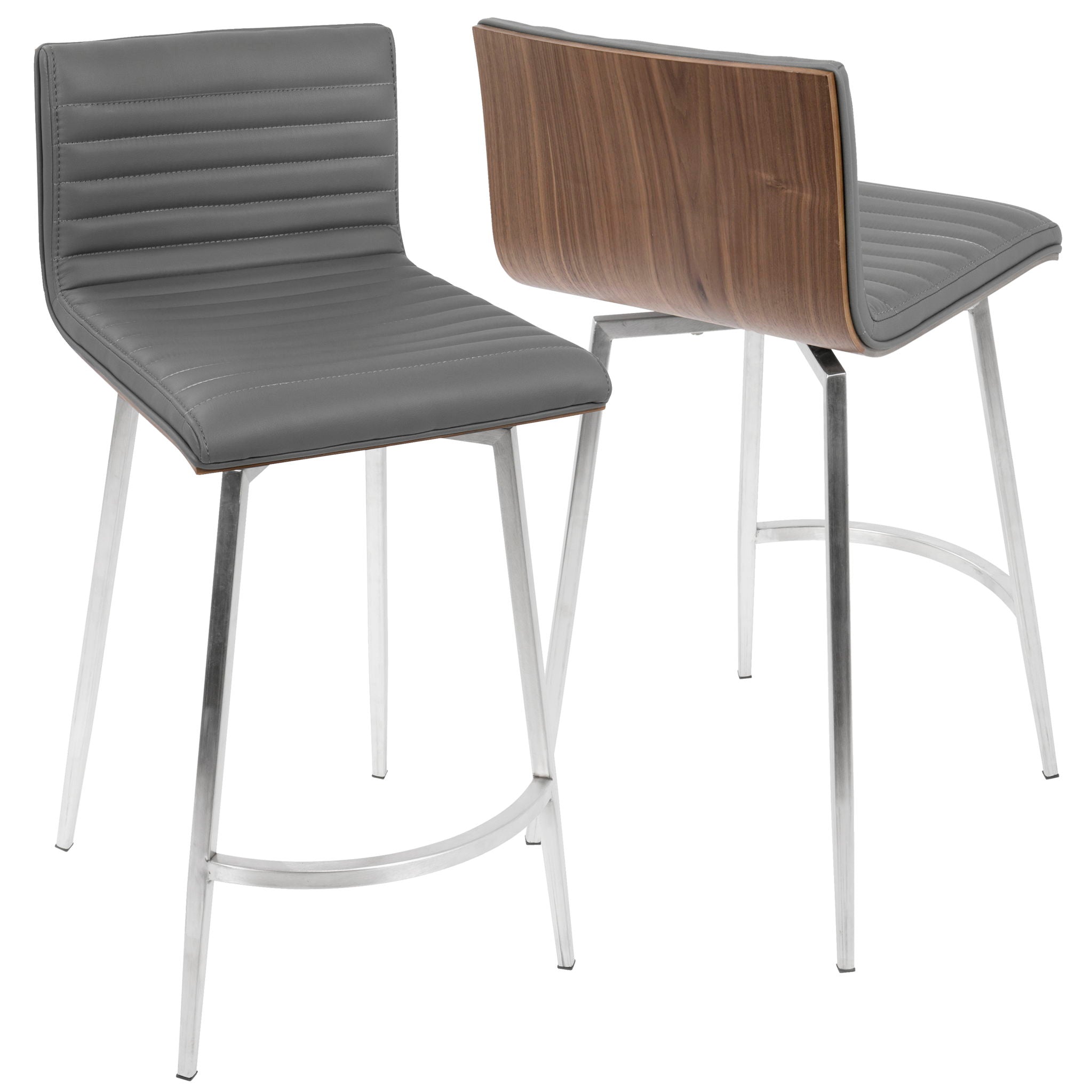Mason - Contemporary Swivel Counter Stool (Set of 2) - Best Buy Furniture