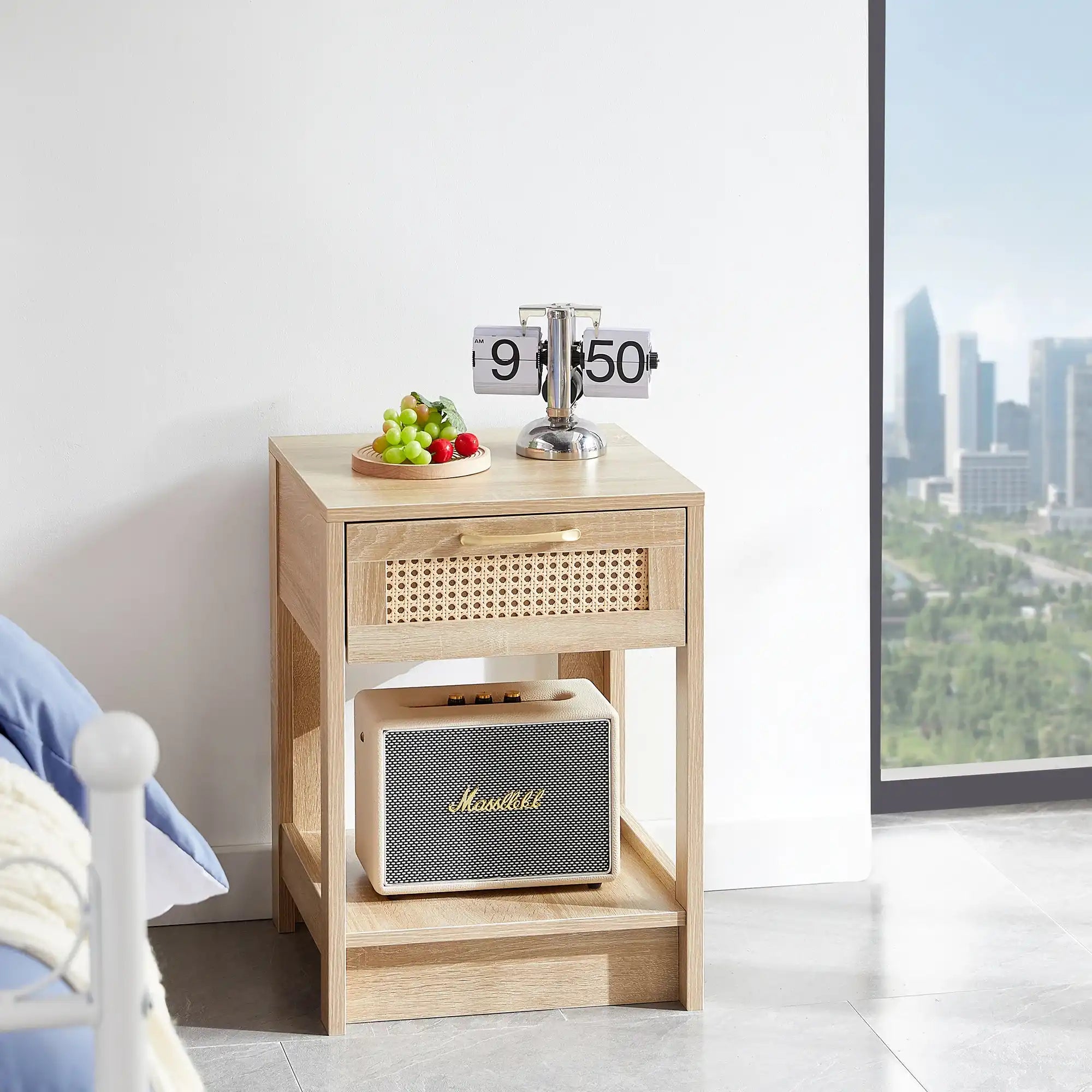 Modern Rattan Nightstand table - Best Buy Furniture