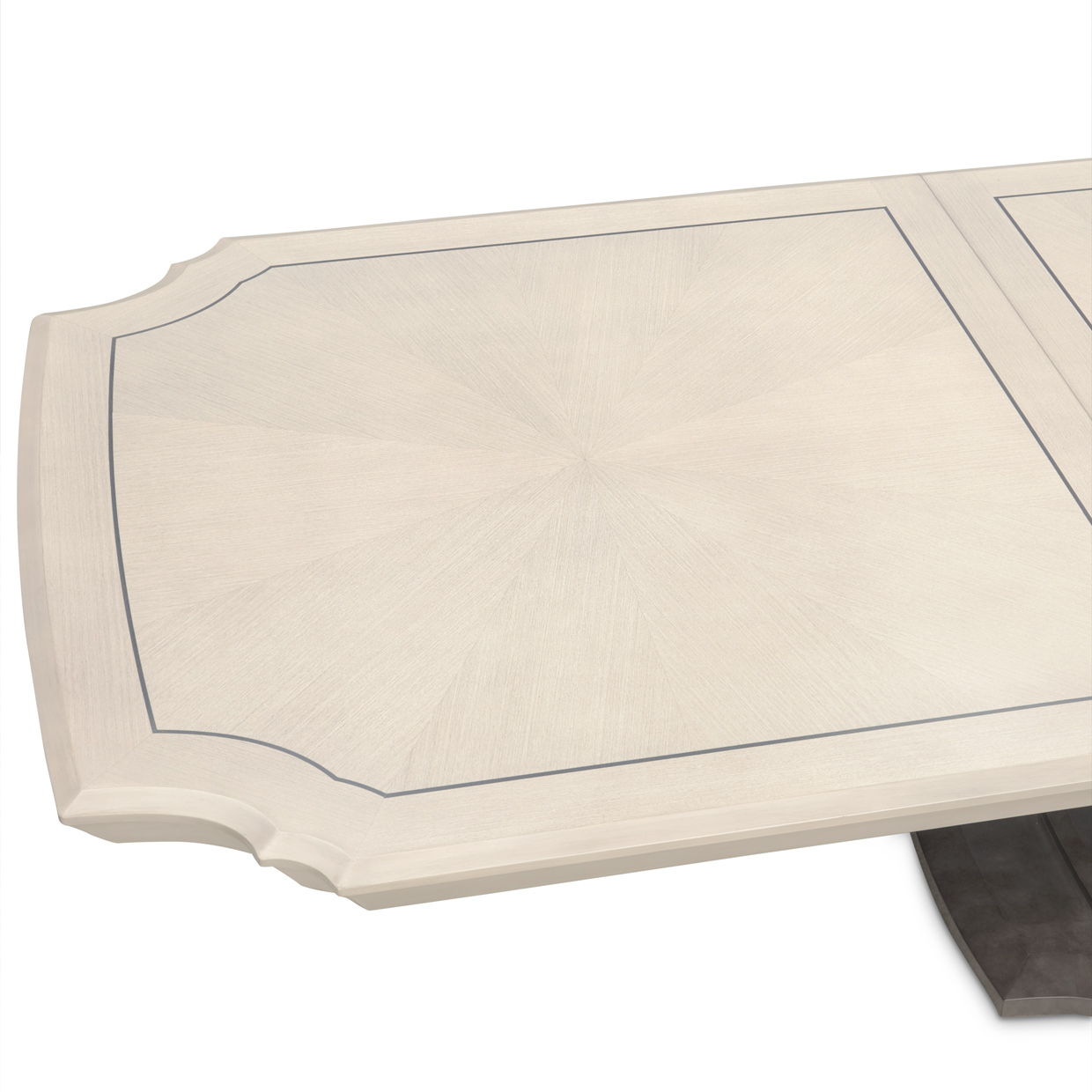 Fantosini - Pedestal Dining Table - Silver Mist - Best Buy Furniture