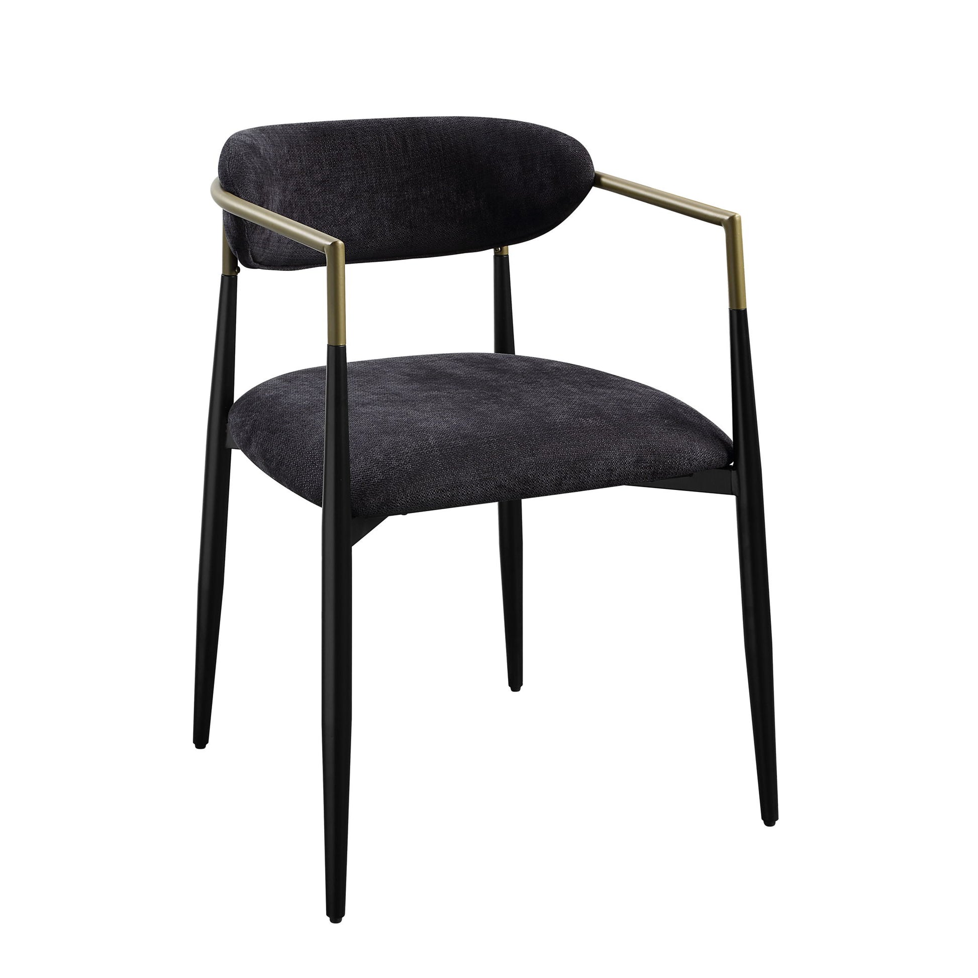 Jaramillo - 7 Pieces Dining Room Set - Gold / Rustic Espresso - Best Buy Furniture