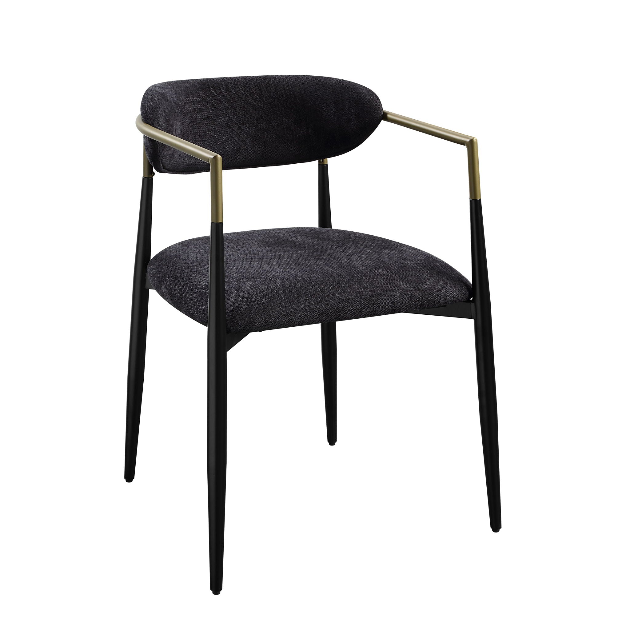 Jaramillo - 7 Pieces Dining Room Set - Gold / Rustic Espresso - Best Buy Furniture