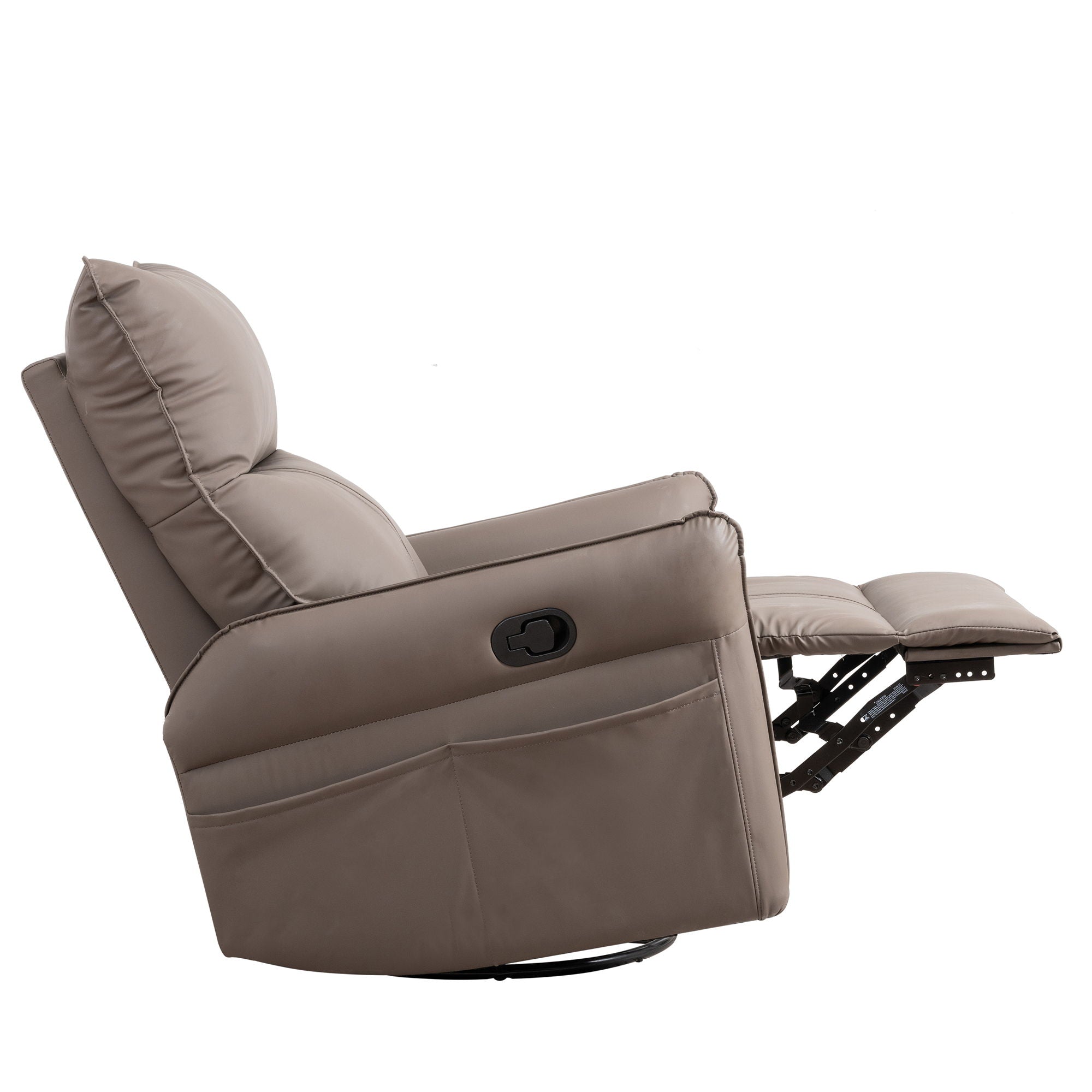 360° Modern Small Rocking Swivel Recliner Chair With Side Pocket - Best Buy Furniture