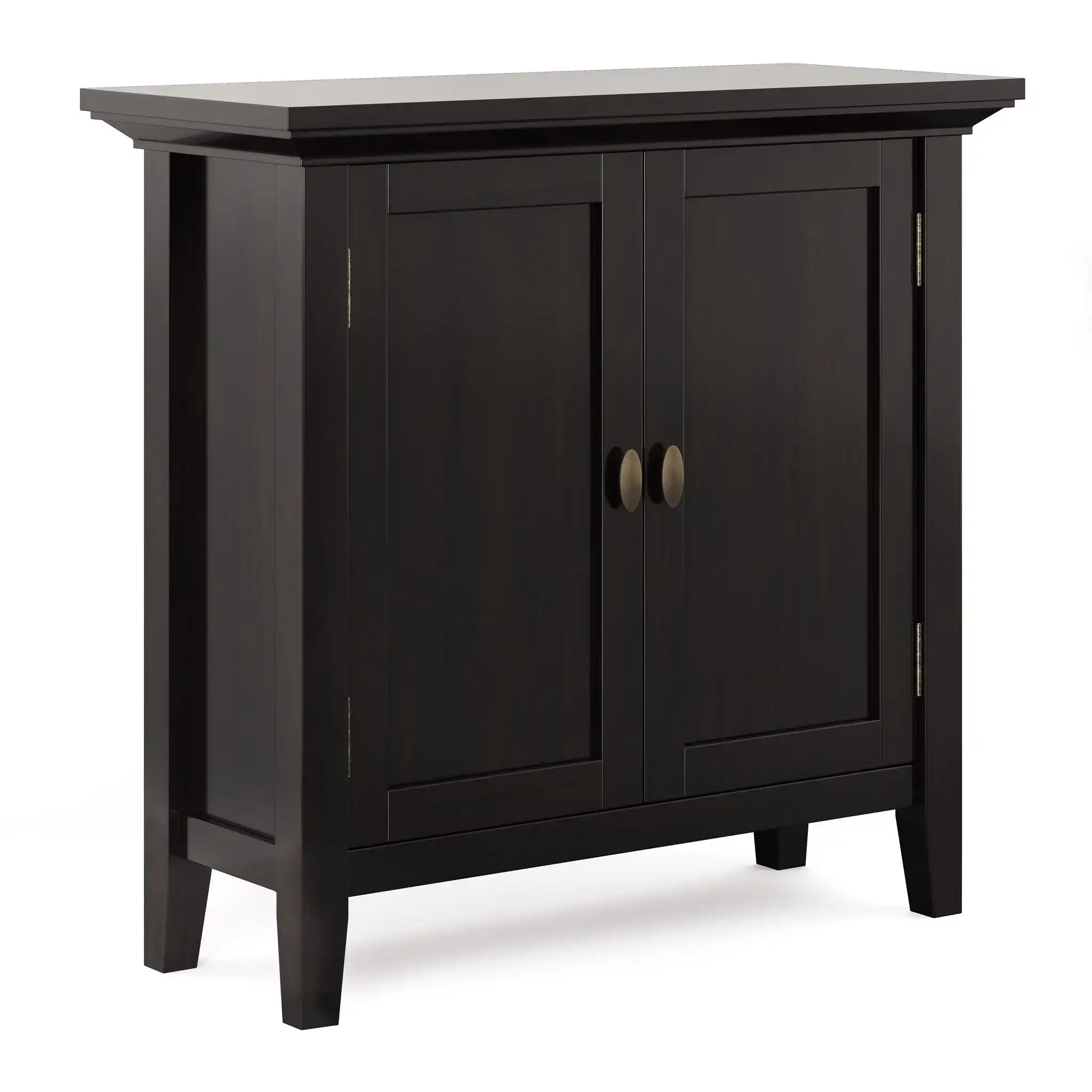 Redmond - Low Storage Cabinet - Hickory Brown - Best Buy Furniture