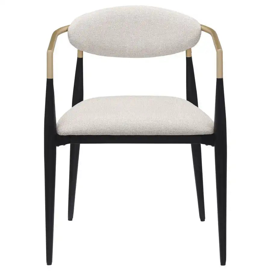 Alexis - Fabric Upholstered Dining Arm Chair (Set of 2) - Best Buy Furniture