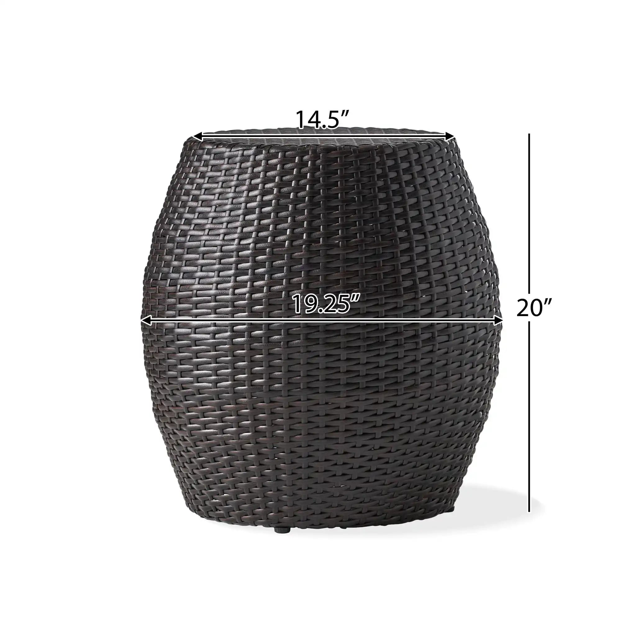 Outdoor Wicker Patio Side Table - Best Buy Furniture
