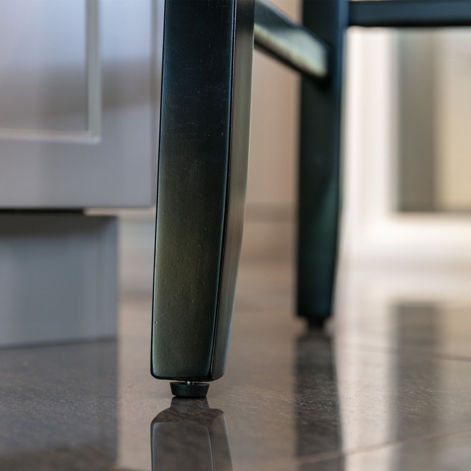 Contemporary Velvet Upholstered Wing-Back Barstools With Button Tufted Decoration And Wooden Legs, And Chrome Nailhead Trim, Leisure Style Bar Chairs, Bar Stools (Set of 2) - Best Buy Furniture