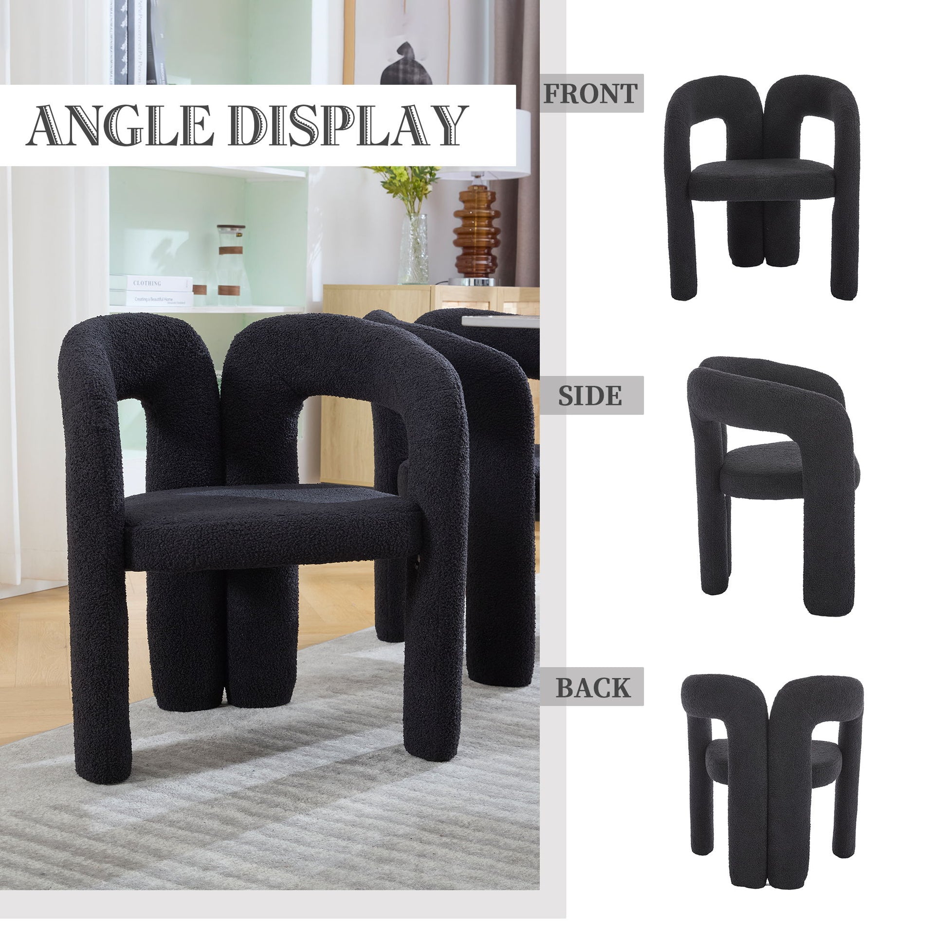 Coolmore Contemporary Designed Accent / Dining Chair With Armrests - Best Buy Furniture