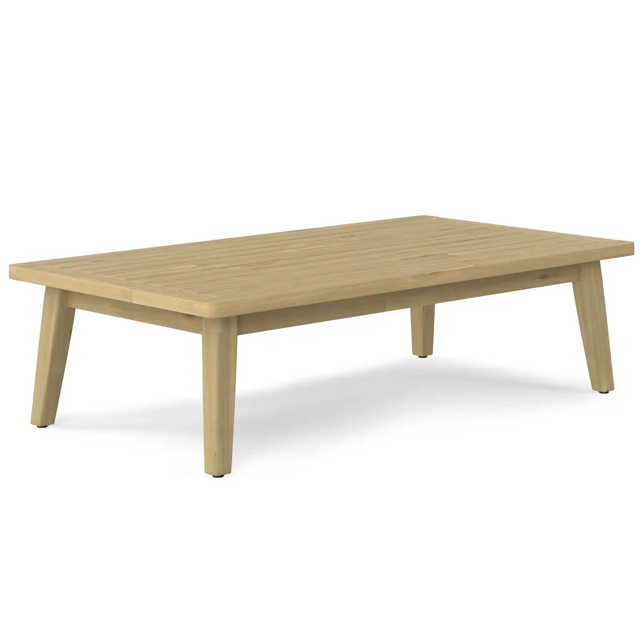 Palmetto - Outdoor Coffee Table - Light Teak - Best Buy Furniture