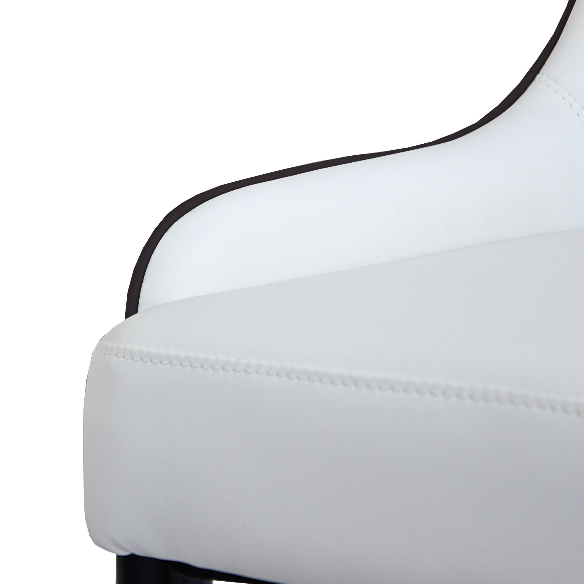 Modern PU Sponge-Filled Dining Chair, Solid Wood Metal Legs, Suitable For Restaurants, Living Rooms And Rooms (Set of 2) - Best Buy Furniture