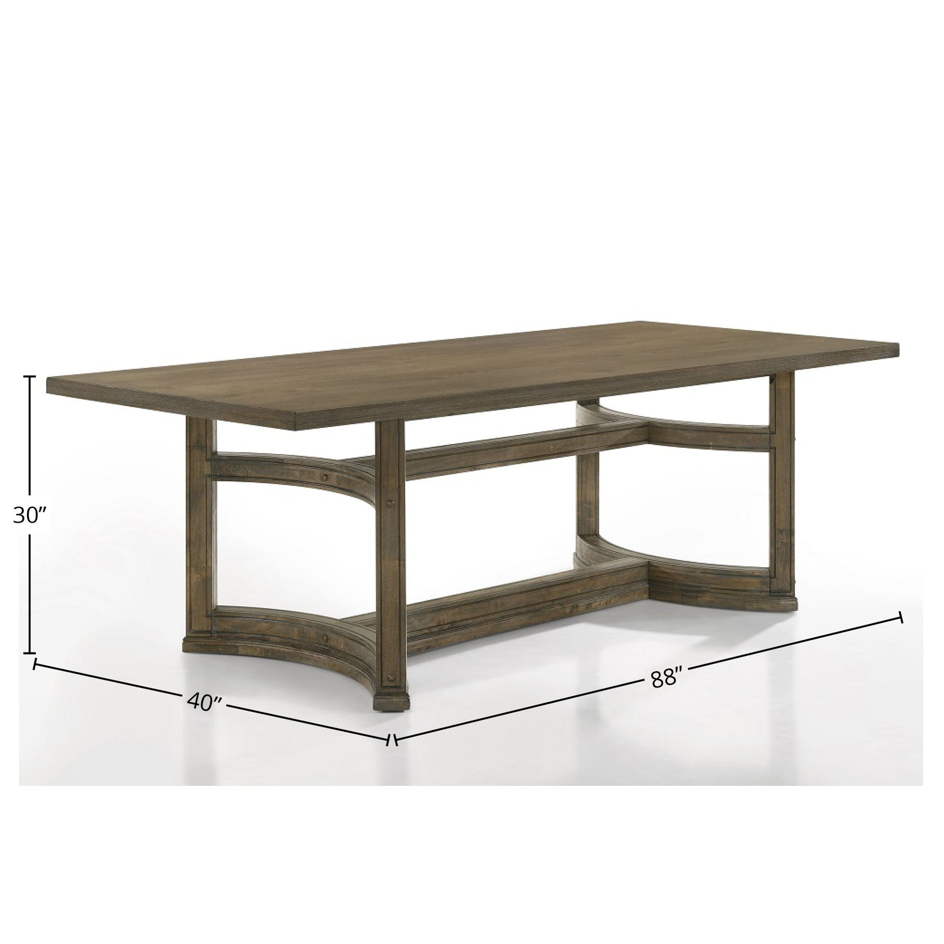 Parfield - 7 Pieces Dining Room Set - Light Brown / Oak - Best Buy Furniture