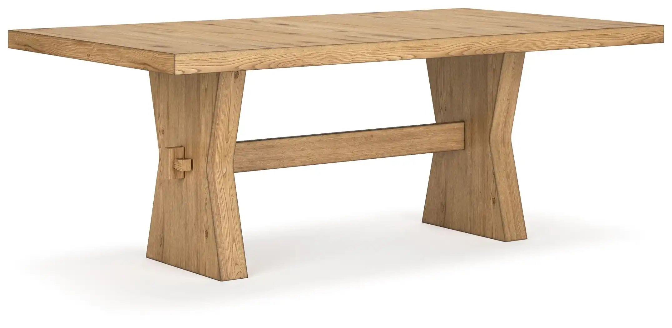 Galliden - Rectangular Dining Room Table - Light Brown - Best Buy Furniture