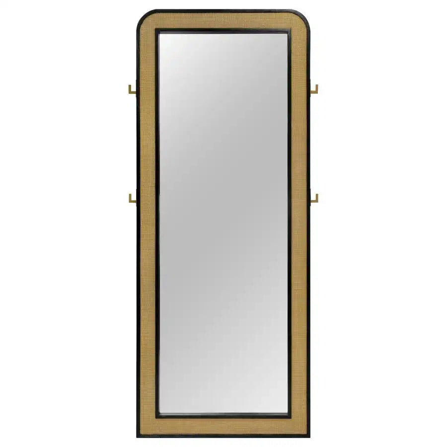 Arini - Cane Weave Full Length Standing Floor Mirror - Best Buy Furniture