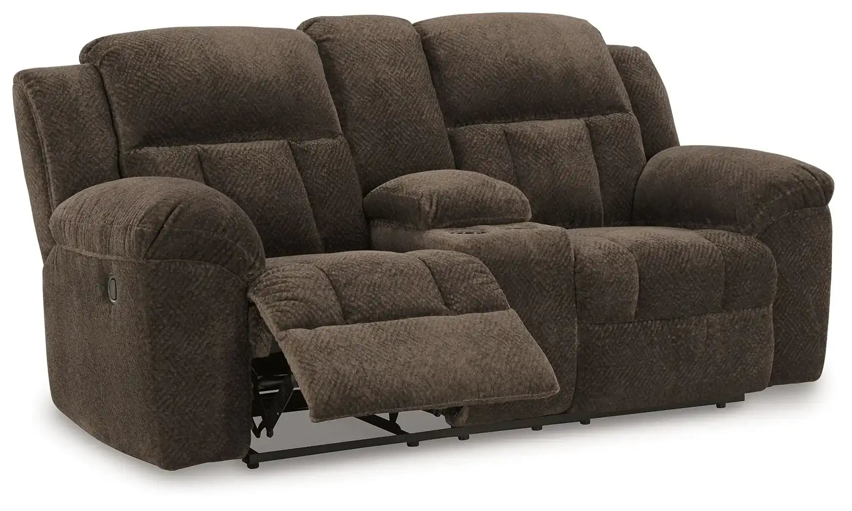 Frohn - Dbl Reclining Loveseat With Console - Best Buy Furniture