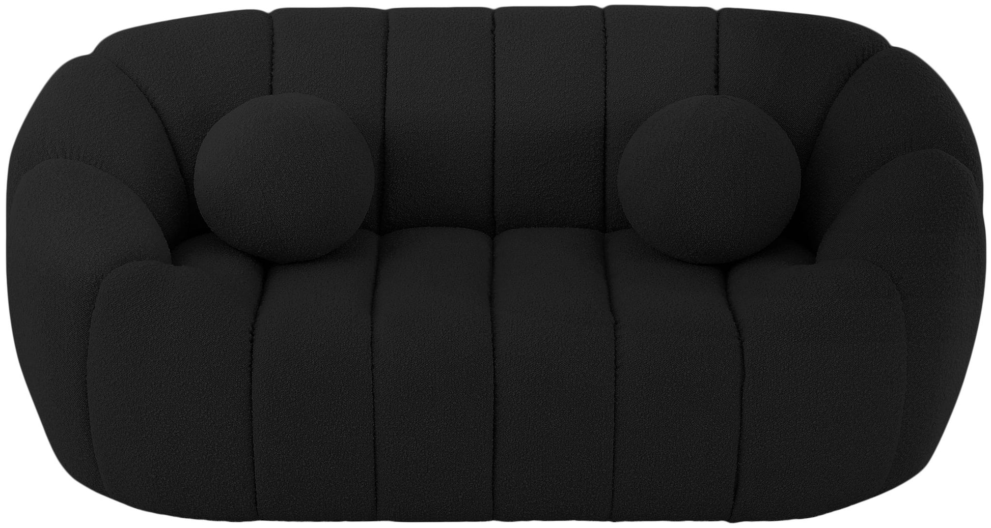 Elijah - Boucle Fabric Loveseat - Best Buy Furniture