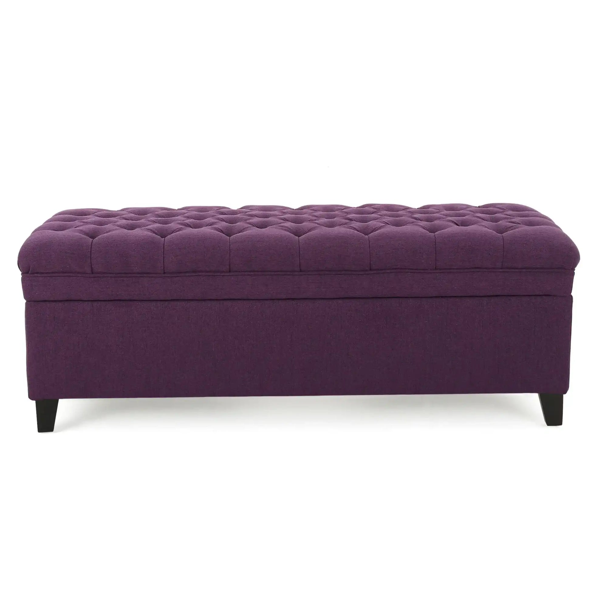 Juliana - Storage Ottoman With Birch Legs - Best Buy Furniture